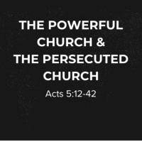 The Powerful Church  the Persecuted Church