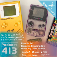 413 - Chiptuners en México  Game Boy Color 25 Aniversario