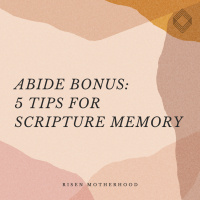 Abide Bonus: 5 Tips for Scripture Memory