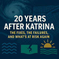 20 Years After Hurricane Katrina: The Fixes, the Failures and What’s at Risk Again with Dr. Andrew Rumbach