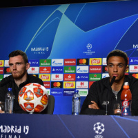 Press Conference: Andy Robertson, Trent Alexander-Arnold and Jurgen Klopp speak to the media on eve of Champions League final