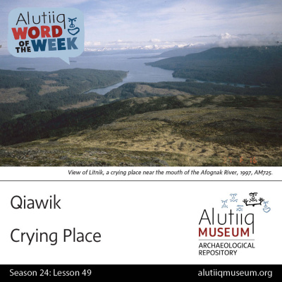 Alutiiq Word Of The Week