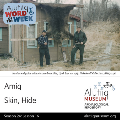 Alutiiq Word Of The Week