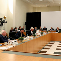 President speaks at the afternoon session of Arraiolos Group of EU Presidents