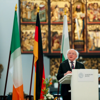 President delivers keynote address at Leipzig University
