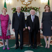 Speech by President Higgins at a reception for H.E. Mr. Sergio Mattarella, President of Italy