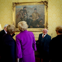 Speech to descendants of the men portrayed in the painting ‘1921 - An IRA Column’