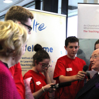 FÉILTE Festival of Teaching - Youth interview with President Higgins