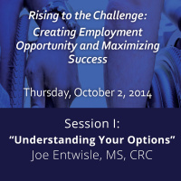 2014 SCI Consumer Conf. - Greetings and Session I: Understanding Your Options