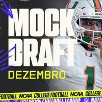 MOCK DRAFT NFL DRAFT 2025 | Dezembro (part. Felipe Vieira)