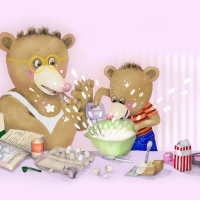 Randiga sagor finska, del 18: Nalle bakar / Nalle leipoo