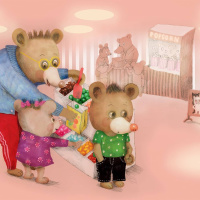 Randiga sagor finska, del 32: Nalle går på bio / Nalle menee elokuviin