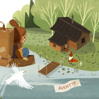 Den flygande resväskan, del 2: Den arga bastutomten / Vihainen saunatonttu – Randiga sagor finska