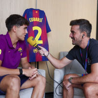 Entrevista | Pau Cubarsí tranquiliza a los culés: Este año debemos plantear en qué minuto estamos para ajustar un poco dónde poner la línea