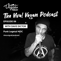 Dave Dictor opens up: “If you’re vegan, there’s no part in death.” The punk rock legend catches up with Faye at Vegan Camp Out and talks about his enduring love for the animals