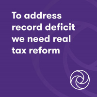 To Address Our Record Deficit We Need Real Tax Reform