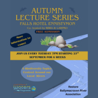 The Restore Ballymacraven River Association Presents: Autumn Lecture Series