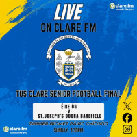 Clare FMs Live Coverage: TUS Clare Senior Football County Final