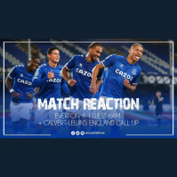 Everton 4-1 West Ham  Calvert-Lewin England Call-Up
