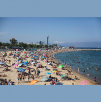 COVID-19: En las playas el nivel de riesgo es bajo, pero si hay gente...