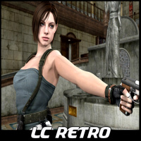 escapando con Jill Valantine Pd 147 LC Retro