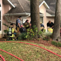 9-1-1 call for help with house on fire
