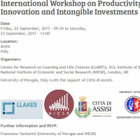 Behind the scenes at the LLAKES Assisi Workshop on Productivity, Innovation  Intangible Investments