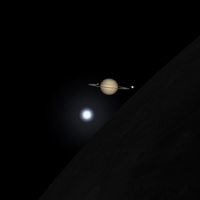 À observer dans le ciel : Janvier 2025, Saturne derrière la Lune ! | astronomie | ciel et espace