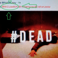 #RandW World meet @Hunterswine He thinks the GIF in the image was a death threat! Dont be that guy!!