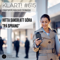 Hitta saker att göra ”på språng”