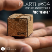 Tänk: ”Mindre.”