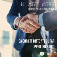 Så gör ett löfte att du får uppgiften gjord