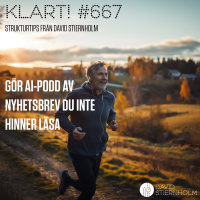 Gör AI-podd av nyhetsbrev du inte hinner läsa