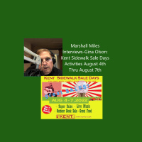 Marshall Miles Interviews Gina Olson, Kent Sidewalk Sale Days Activities August 4-7
