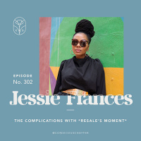 Jessie Frances (@cappuccinosandconsignment) on the complications with resales *moment* — fast fashion addictions becoming secondhand addictions, luxurys obsession with exclusivity  the gentrification of thrifting