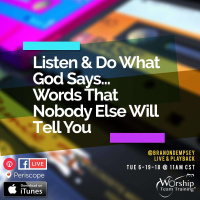 6-19-18 Whats Your Role? #WorshipLeader