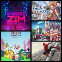 GeekClash129: Rocko Modern Life Static Cling, Invader Zim Enter The Florpus, Spiderman y Trails Of Saga.