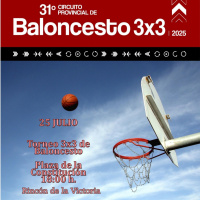 XXXI Circuito Provincial de Baloncesto 3x3 de la Diputación con más de 250 participantes
