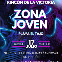 Rincón de la Victoria acogerá la `Zona Joven´ en la playa de El Tajo durante la noche de feria del 17 de julio