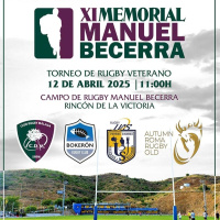 XI Memorial Manuel Becerra de rugby con un centenar de jugadores veteranos el próximo 12 de abril