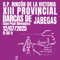 Rincón de la Victoria acogerá la 8º prueba de la XIII Liga Provincial de Barcas de Jábegas, Copa Pepe Almoguera
