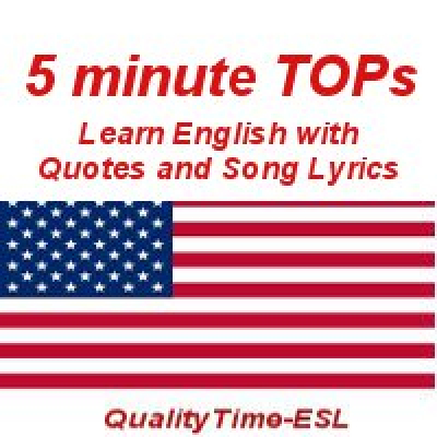 5-minute Tops - Songs And Quotes To Learn English