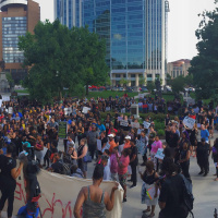 Nigel Long  Rev. Devanta Scruggs Black Lives Matter in Indy