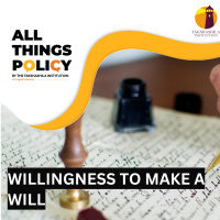 Willingness to make a Will