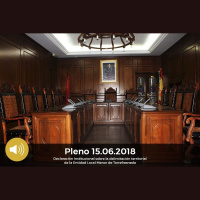 15.06.2018 - Pleno Extraordinario