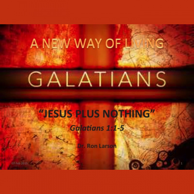 Jesus Advance With Dr. Ron Larson