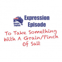 AE 260 - Expression: To take something with a grain/pinch of salt