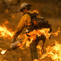 Wildfires and winds in California