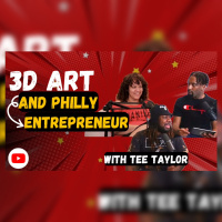 LIVE: 3D Art  Philly Art Entrepreneur feat. Tee Taylor