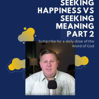 Seeking Happiness Vs Seeking Meaning Part 2